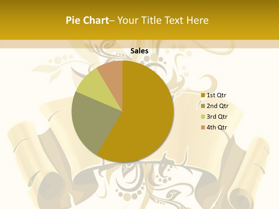 Letter Lacerated Illustration PowerPoint Template