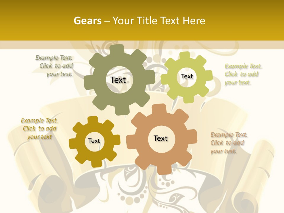 Letter Lacerated Illustration PowerPoint Template