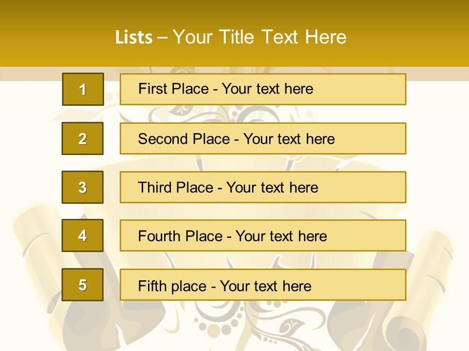 Letter Lacerated Illustration PowerPoint Template