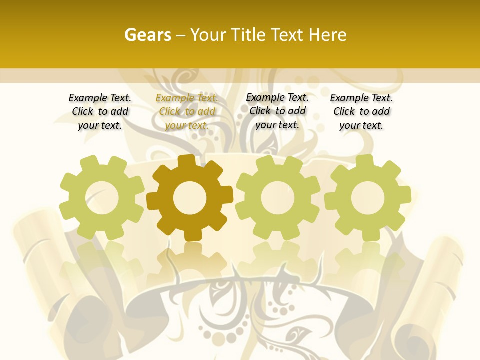 Letter Lacerated Illustration PowerPoint Template