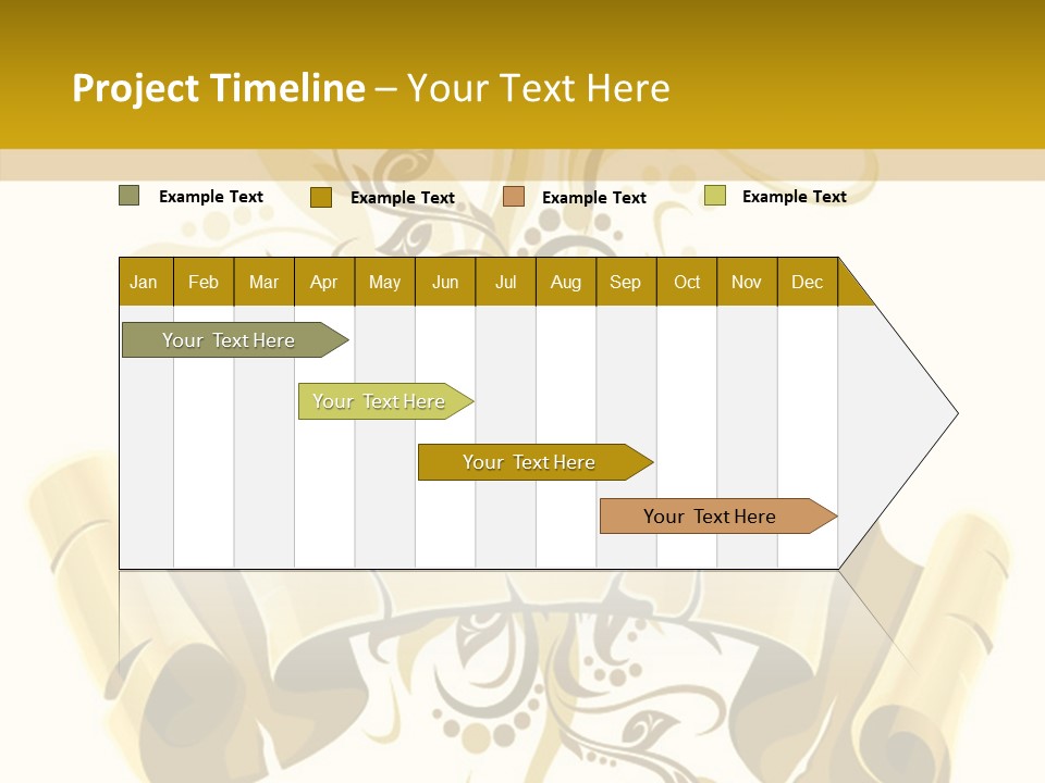 Letter Lacerated Illustration PowerPoint Template