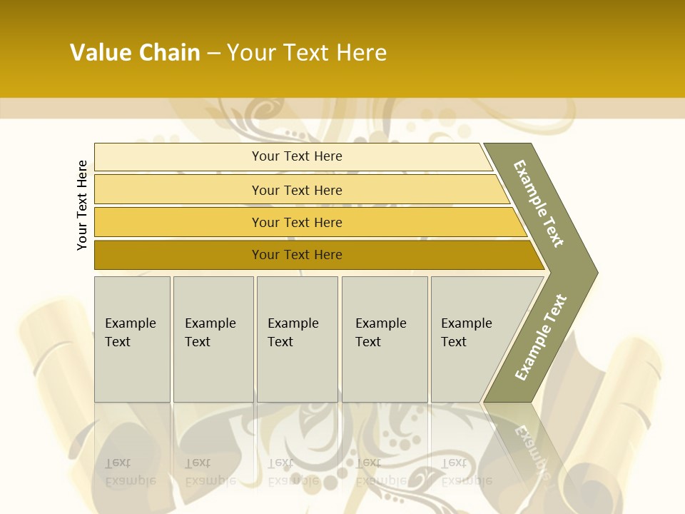 Letter Lacerated Illustration PowerPoint Template