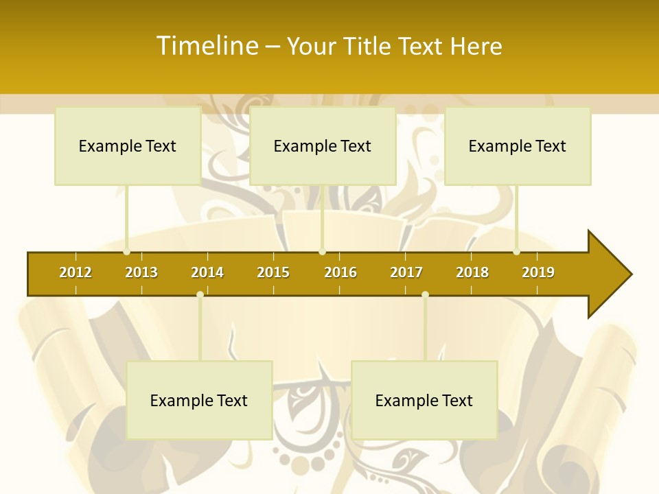Letter Lacerated Illustration PowerPoint Template