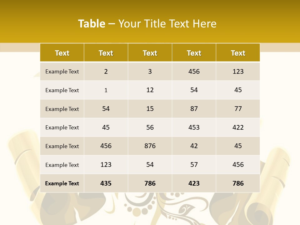 Letter Lacerated Illustration PowerPoint Template