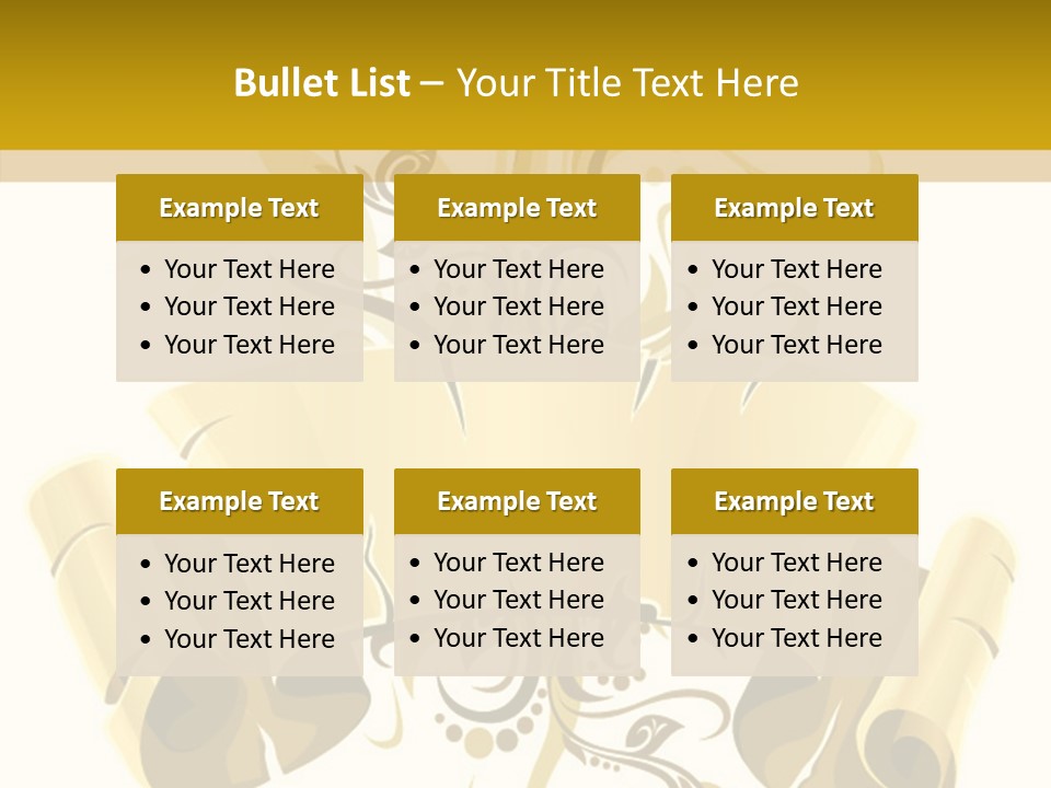 Letter Lacerated Illustration PowerPoint Template