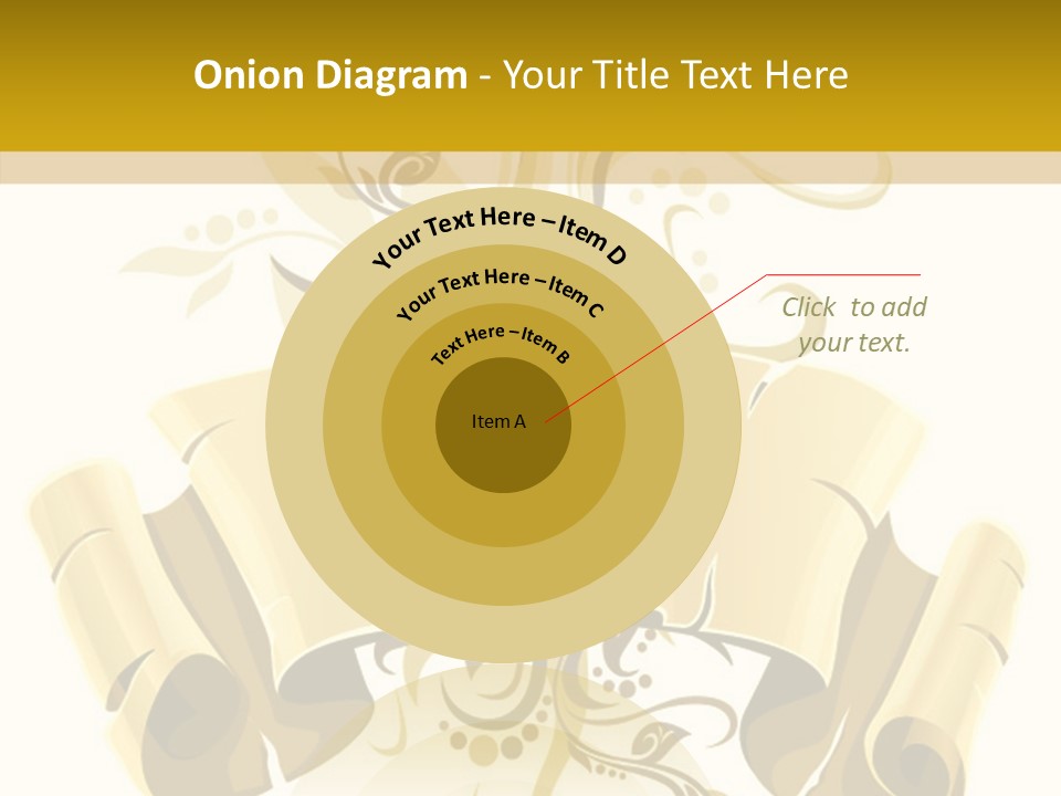 Letter Lacerated Illustration PowerPoint Template