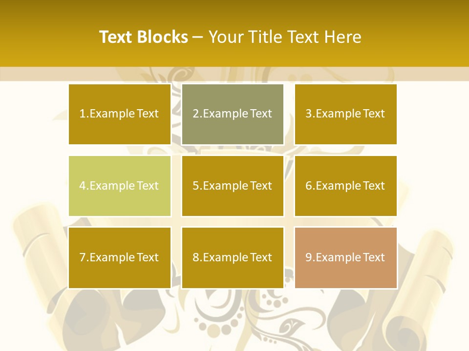 Letter Lacerated Illustration PowerPoint Template