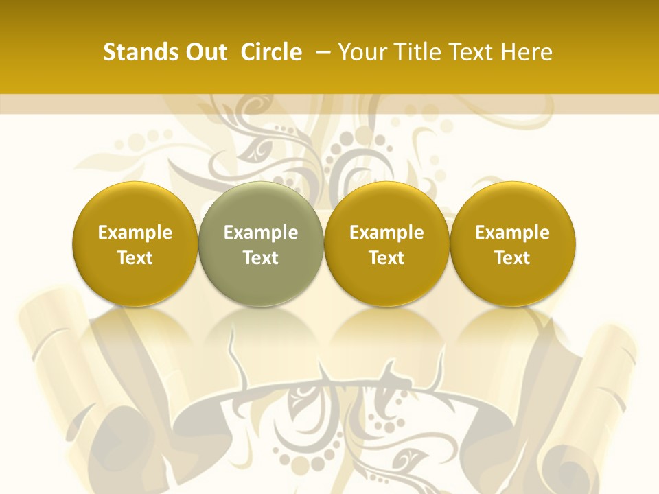 Letter Lacerated Illustration PowerPoint Template