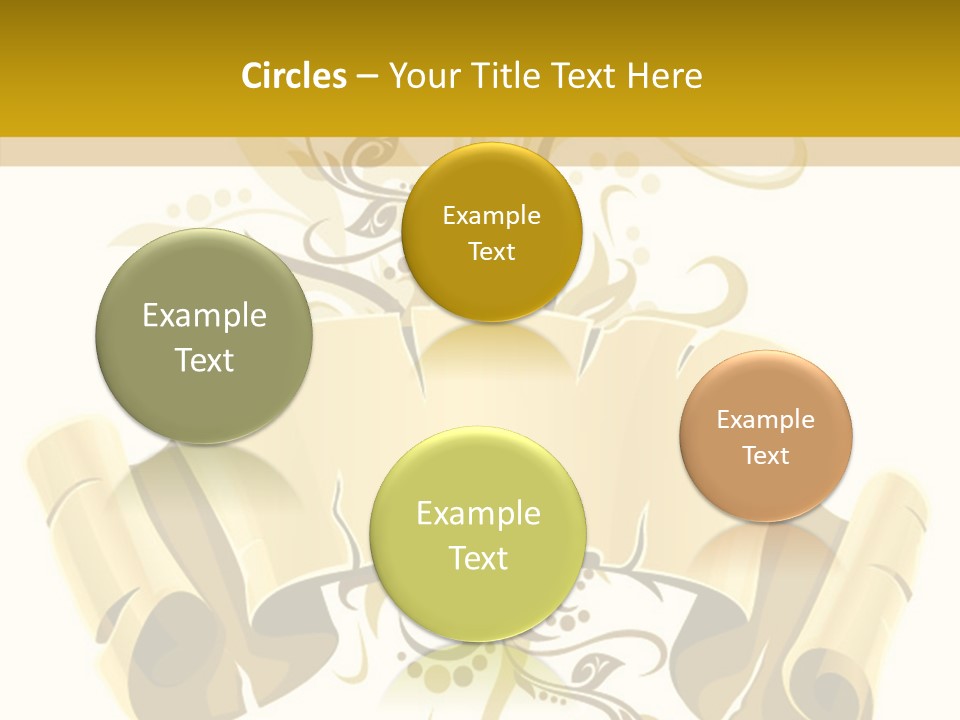 Letter Lacerated Illustration PowerPoint Template