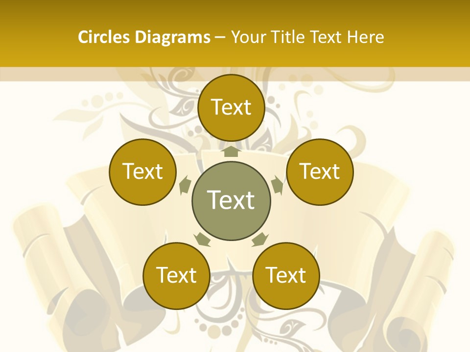 Letter Lacerated Illustration PowerPoint Template