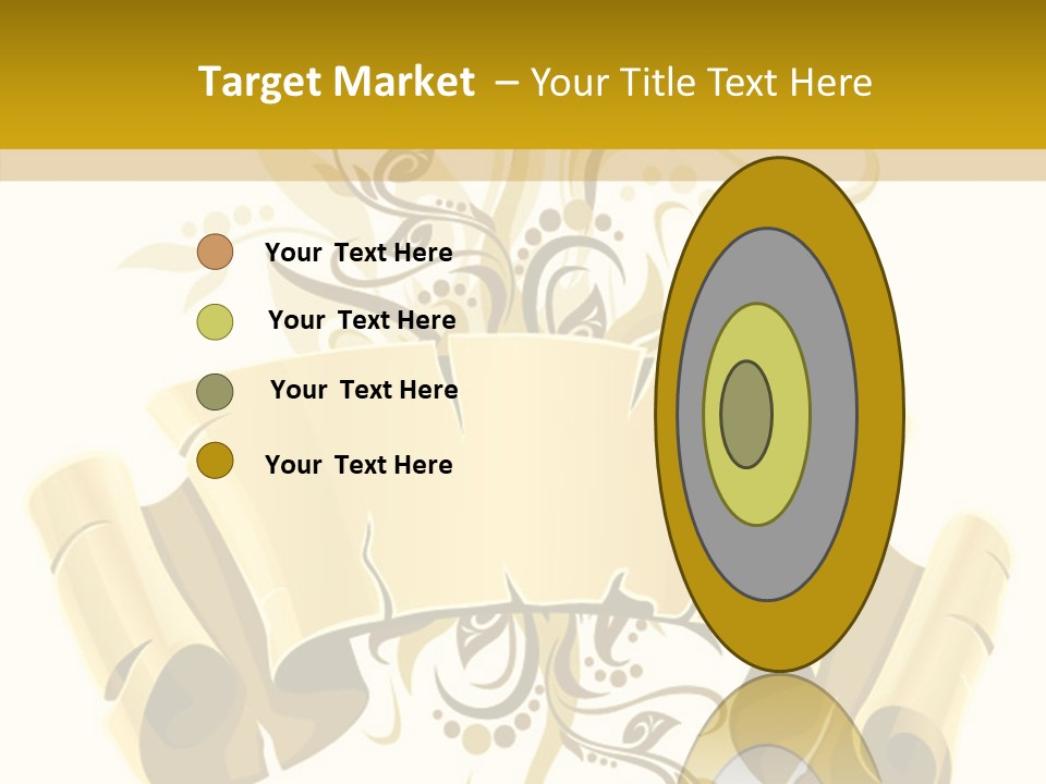 Letter Lacerated Illustration PowerPoint Template