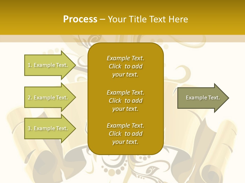 Letter Lacerated Illustration PowerPoint Template