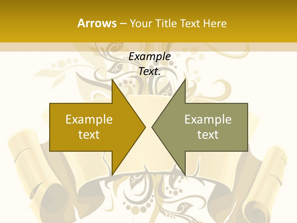 Letter Lacerated Illustration PowerPoint Template