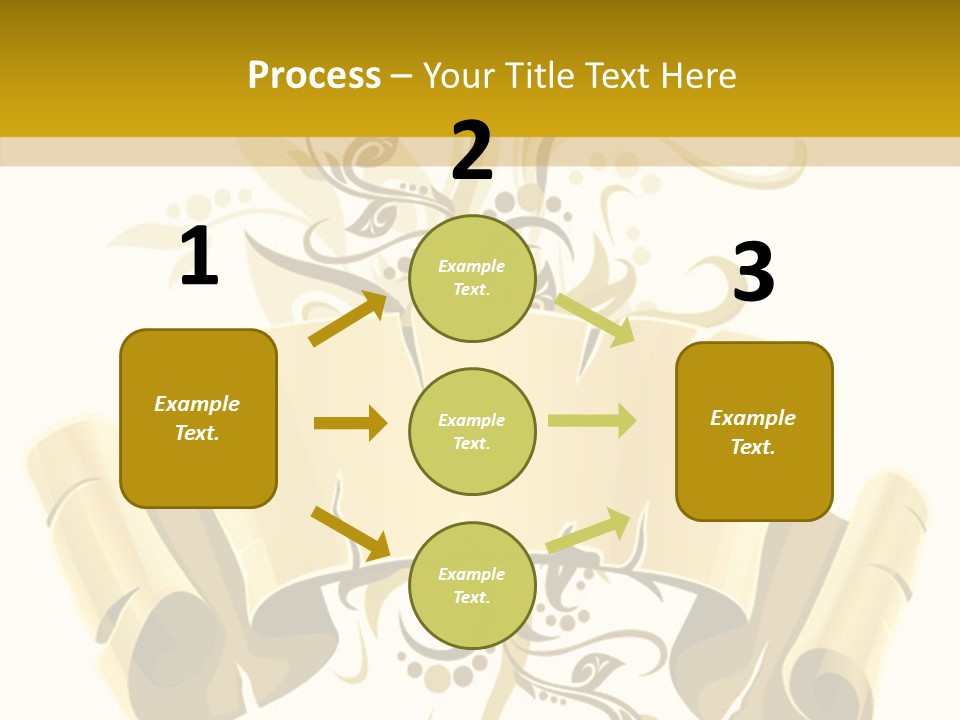 Letter Lacerated Illustration PowerPoint Template