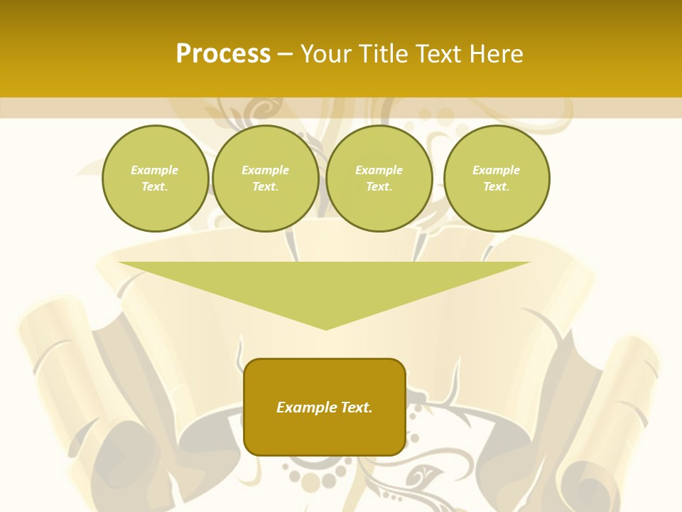 Letter Lacerated Illustration PowerPoint Template