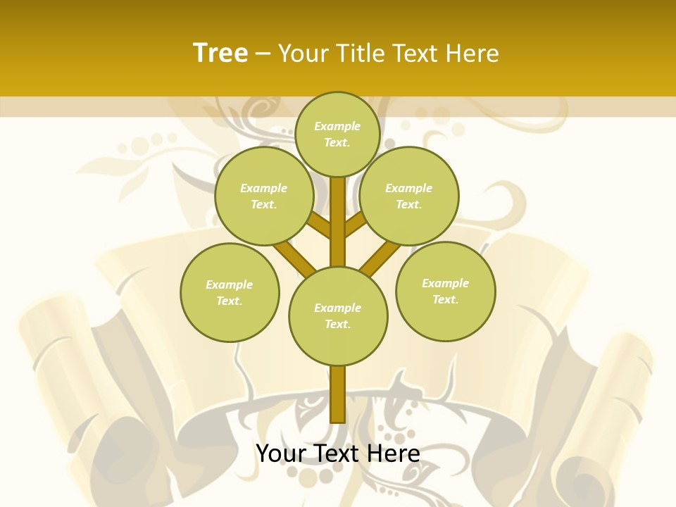 Letter Lacerated Illustration PowerPoint Template