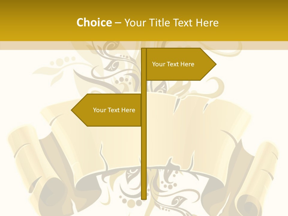 Letter Lacerated Illustration PowerPoint Template