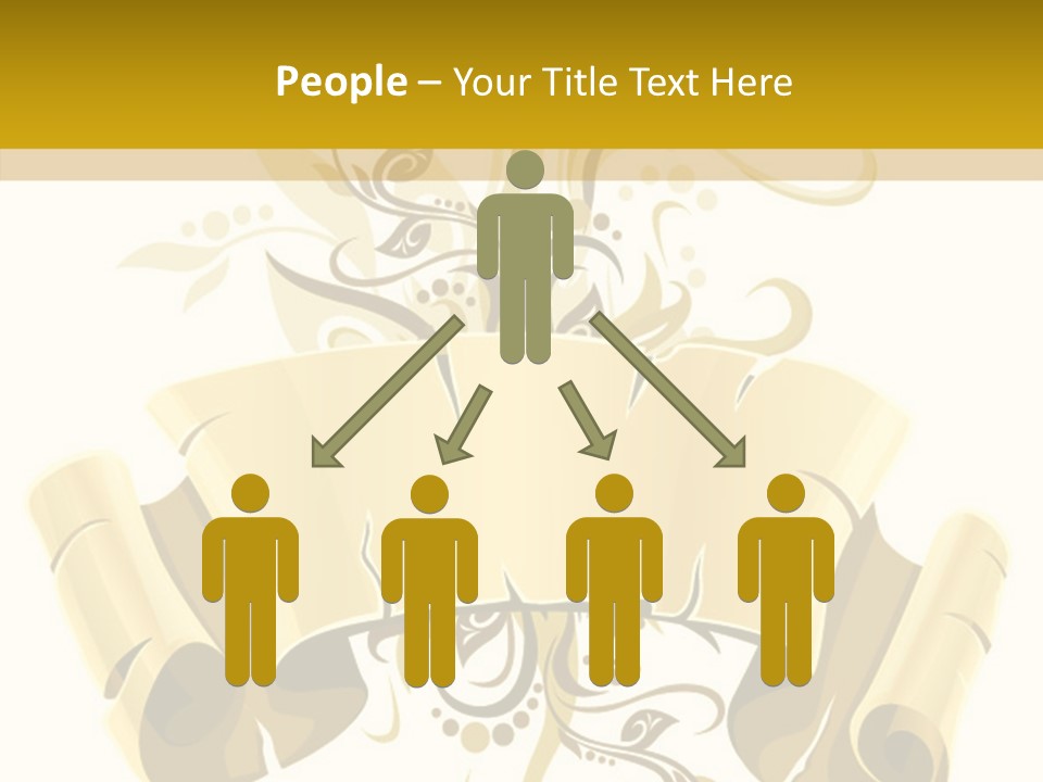 Letter Lacerated Illustration PowerPoint Template