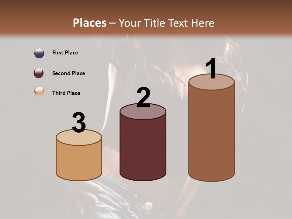 Techno Woman Entertainment PowerPoint Template