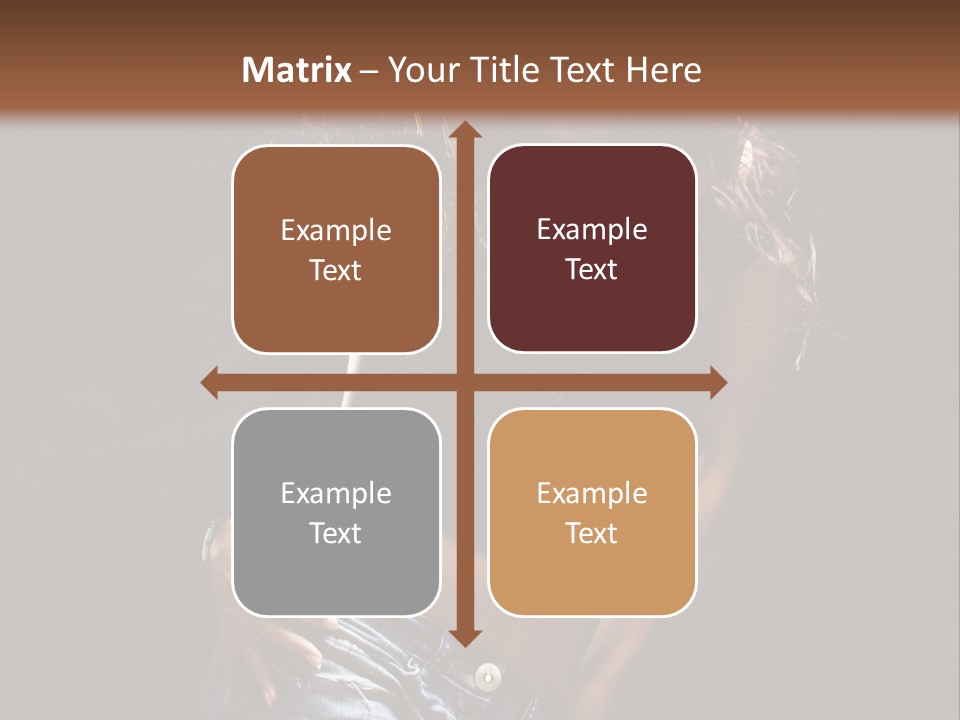 Techno Woman Entertainment PowerPoint Template