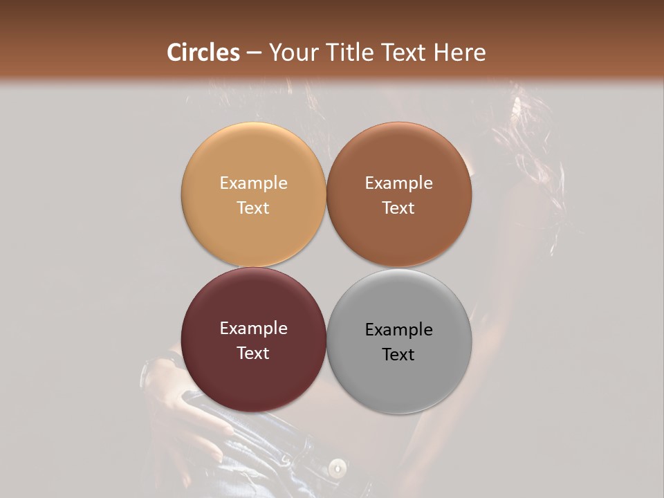 Techno Woman Entertainment PowerPoint Template