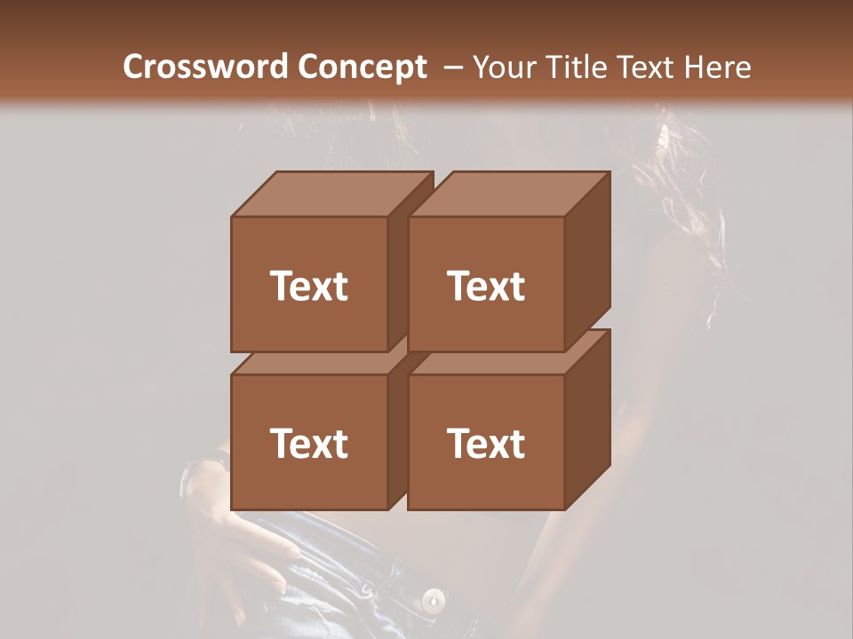 Techno Woman Entertainment PowerPoint Template