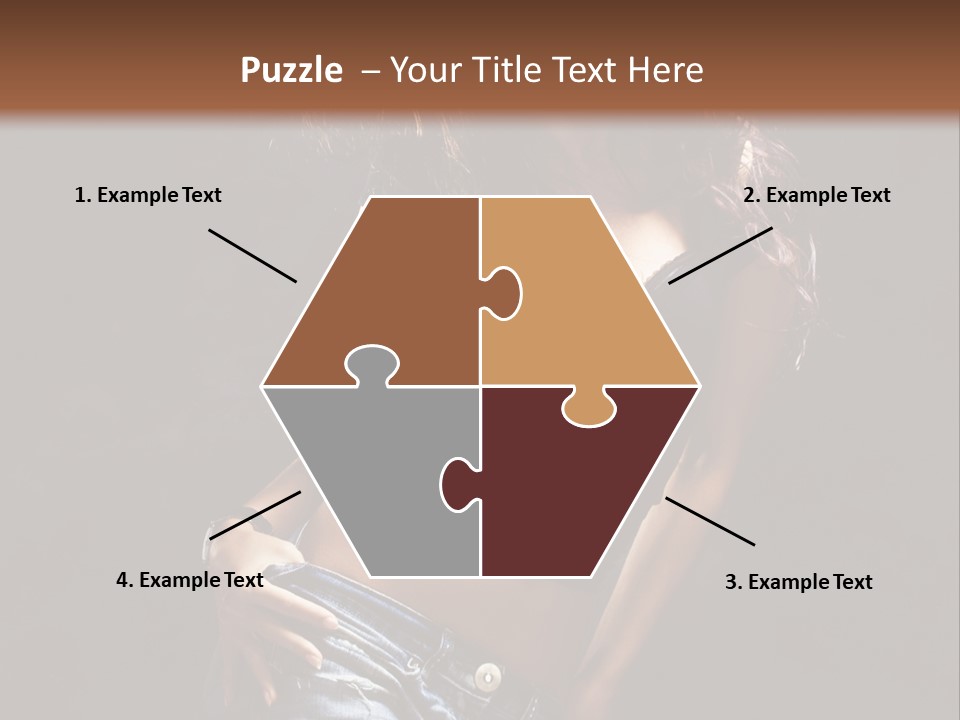 Techno Woman Entertainment PowerPoint Template