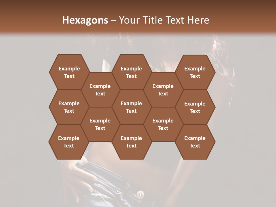 Techno Woman Entertainment PowerPoint Template