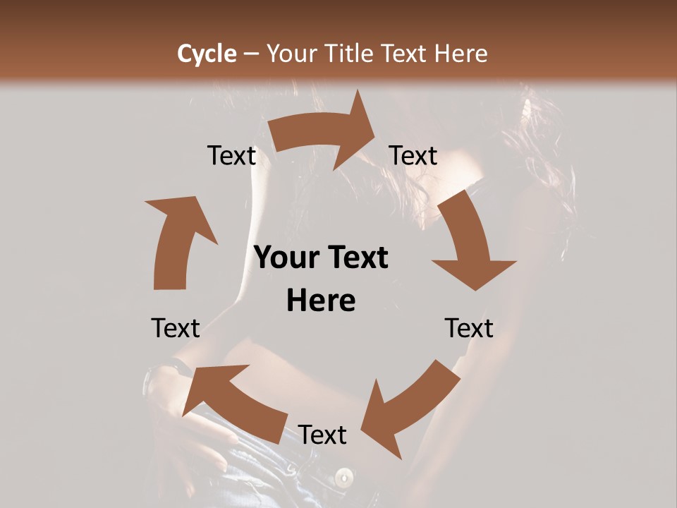 Techno Woman Entertainment PowerPoint Template