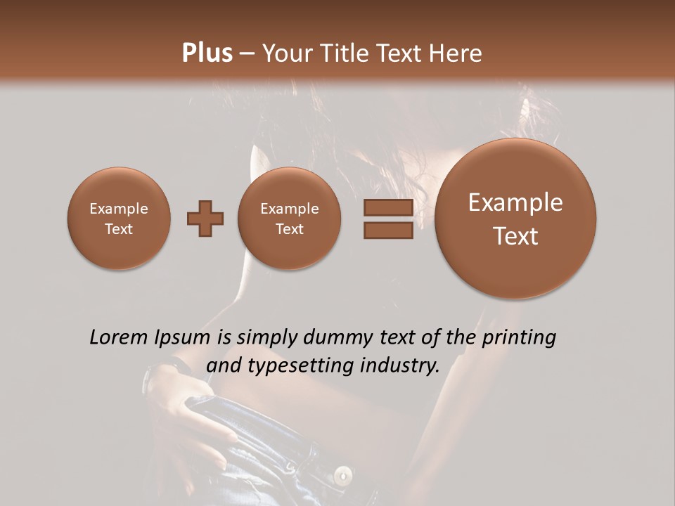 Techno Woman Entertainment PowerPoint Template