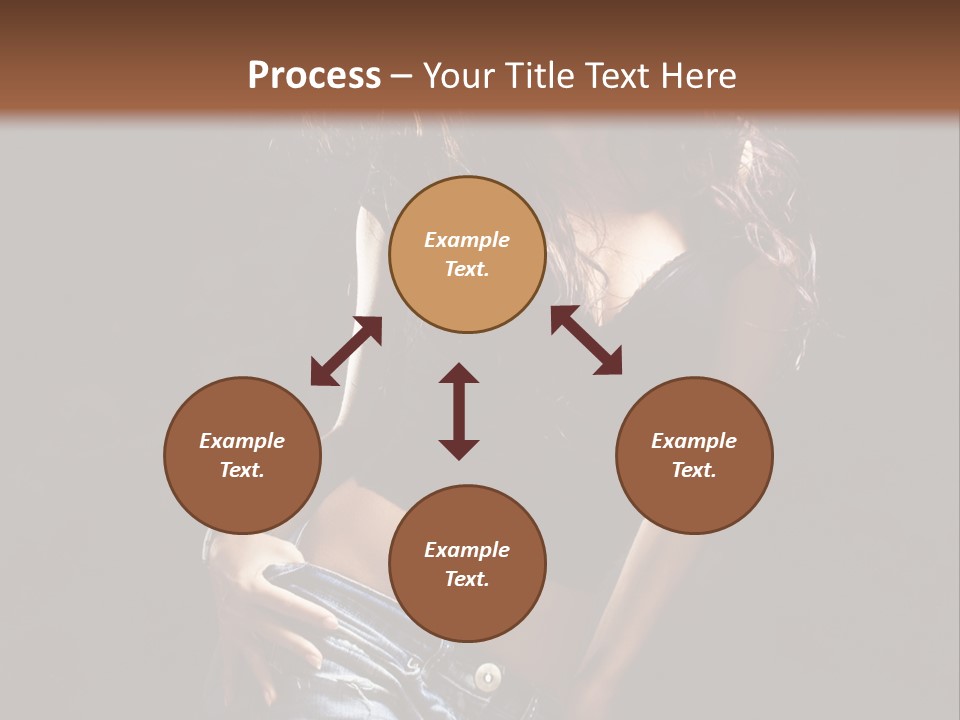 Techno Woman Entertainment PowerPoint Template