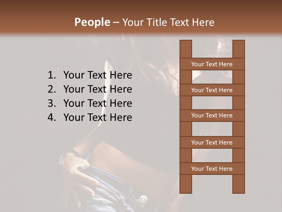 Techno Woman Entertainment PowerPoint Template