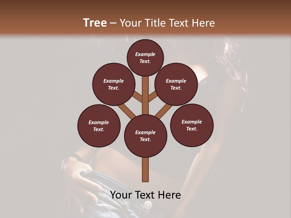 Techno Woman Entertainment PowerPoint Template