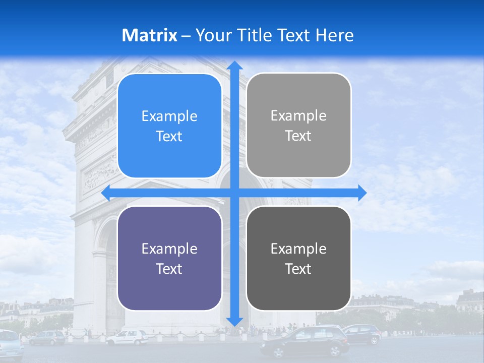 Triumphal Statue Ornate PowerPoint Template