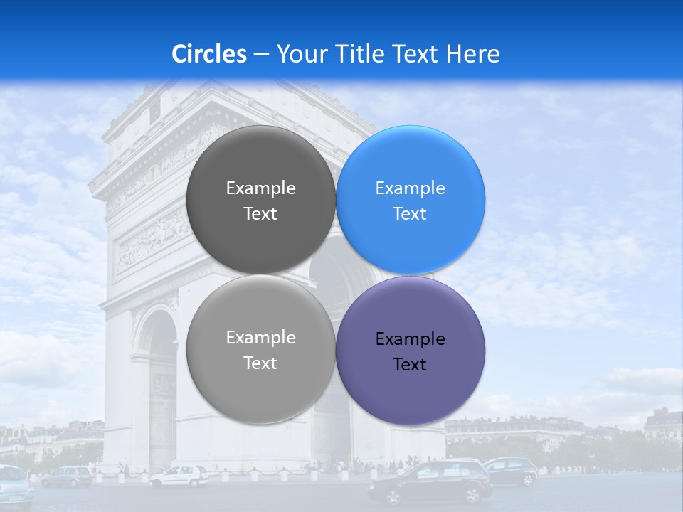 Triumphal Statue Ornate PowerPoint Template