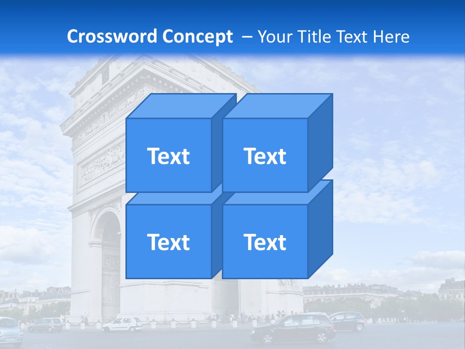 Triumphal Statue Ornate PowerPoint Template
