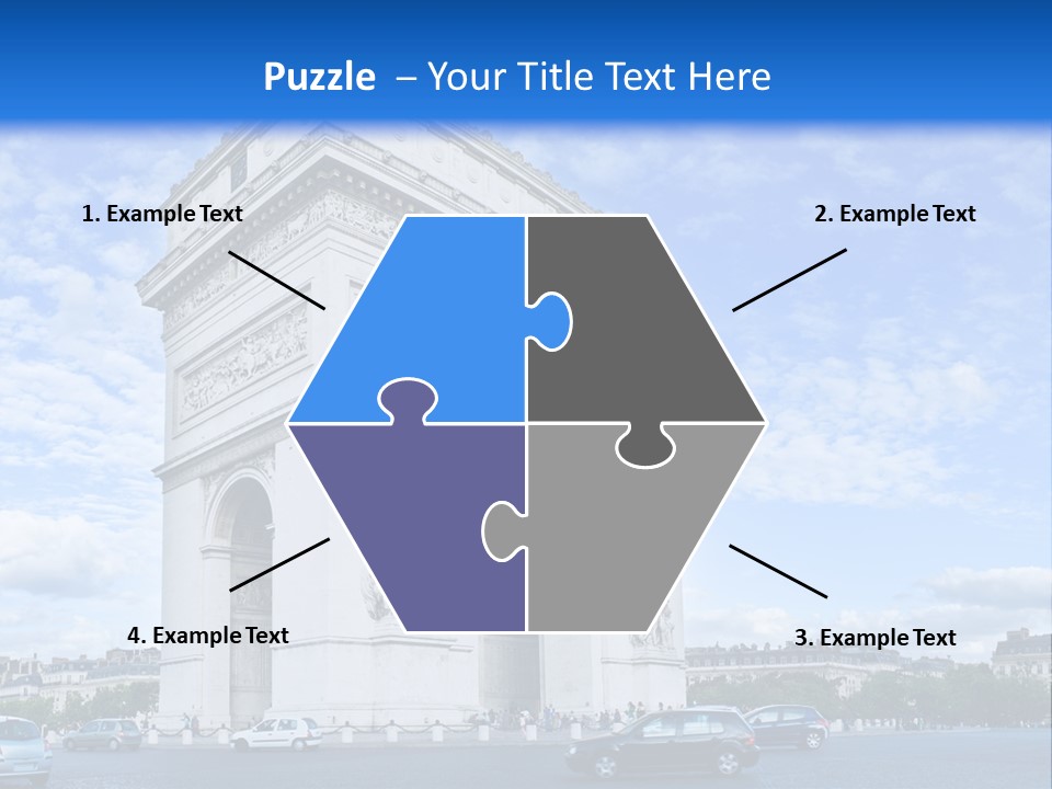 Triumphal Statue Ornate PowerPoint Template