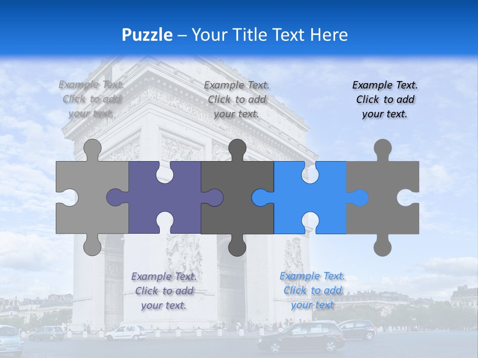 Triumphal Statue Ornate PowerPoint Template