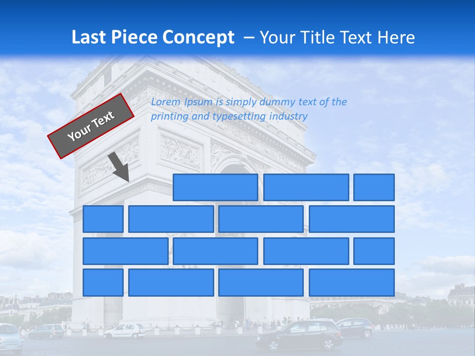 Triumphal Statue Ornate PowerPoint Template