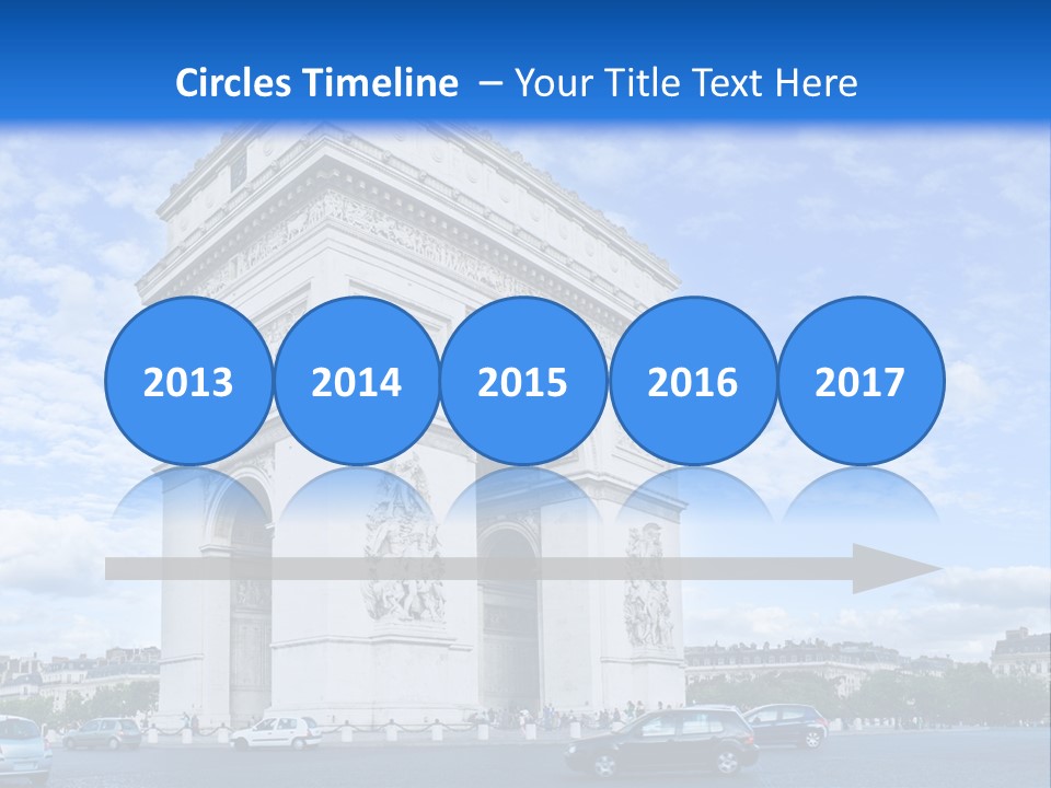 Triumphal Statue Ornate PowerPoint Template