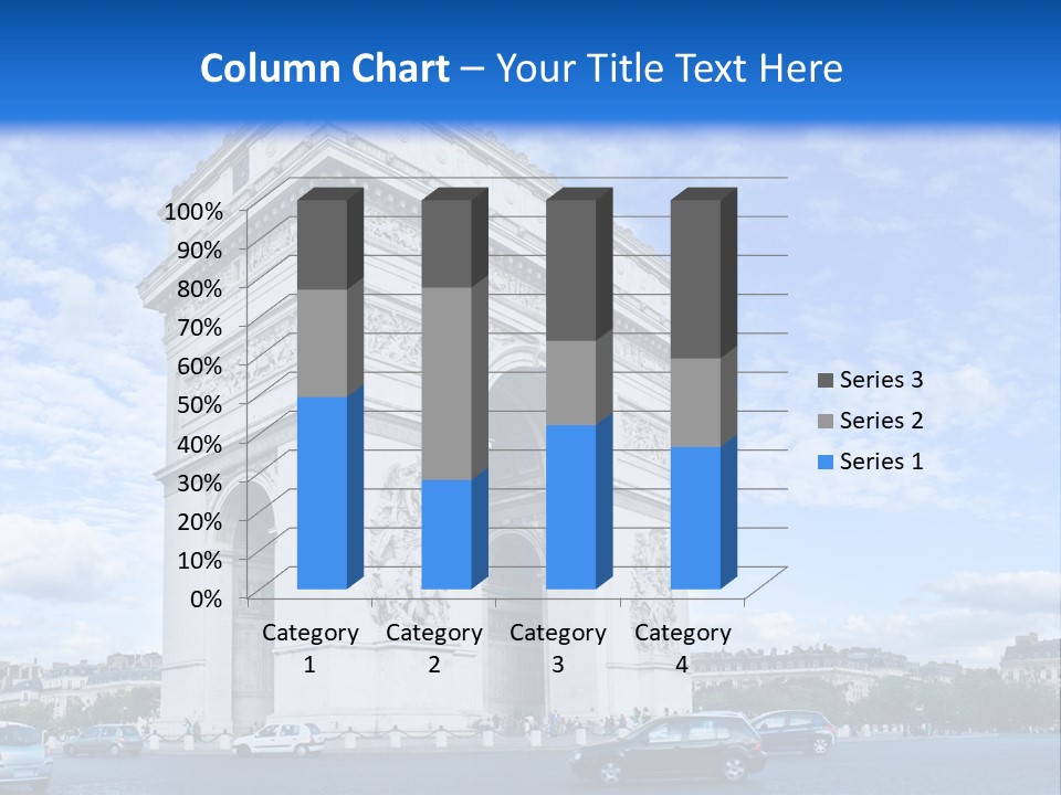 Triumphal Statue Ornate PowerPoint Template