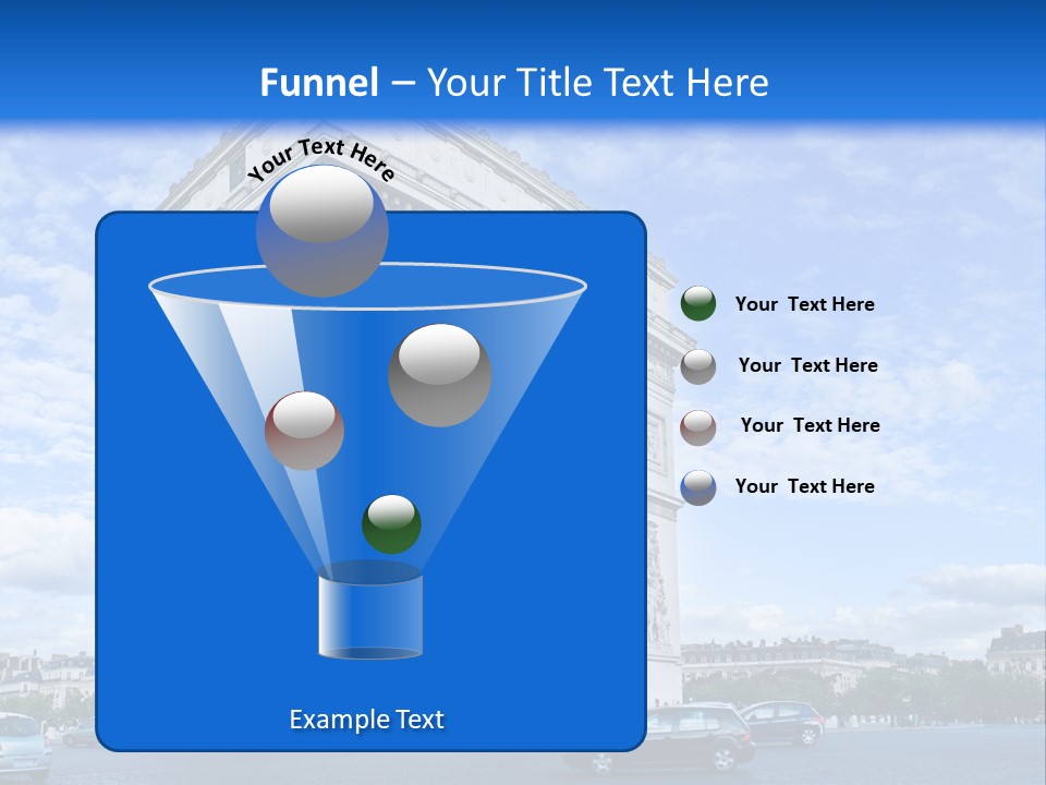 Triumphal Statue Ornate PowerPoint Template