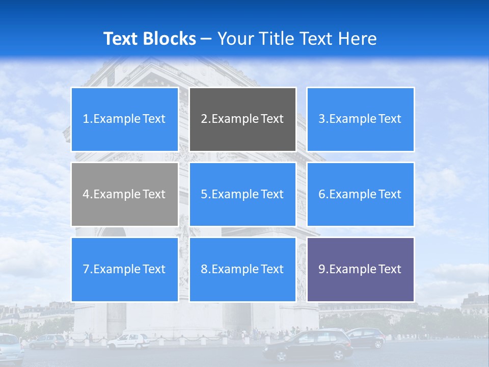 Triumphal Statue Ornate PowerPoint Template
