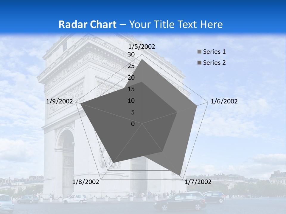 Triumphal Statue Ornate PowerPoint Template