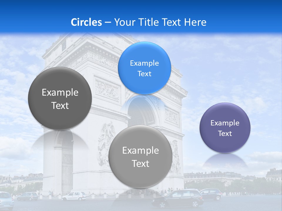 Triumphal Statue Ornate PowerPoint Template