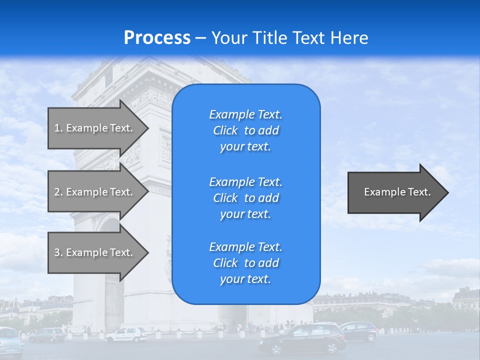 Triumphal Statue Ornate PowerPoint Template
