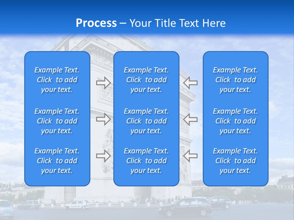 Triumphal Statue Ornate PowerPoint Template