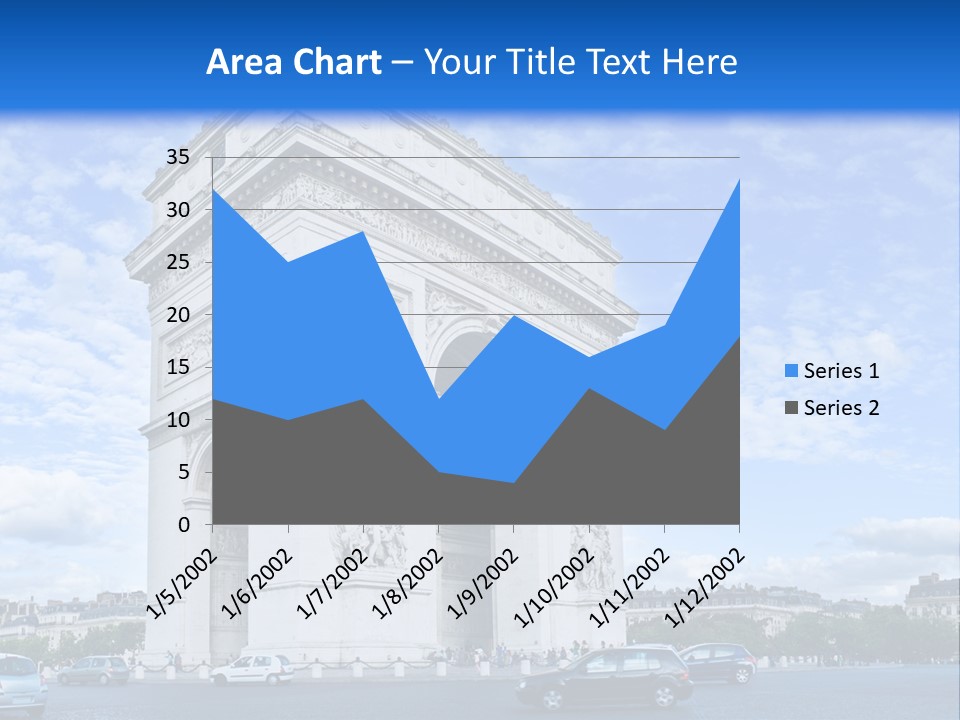Triumphal Statue Ornate PowerPoint Template