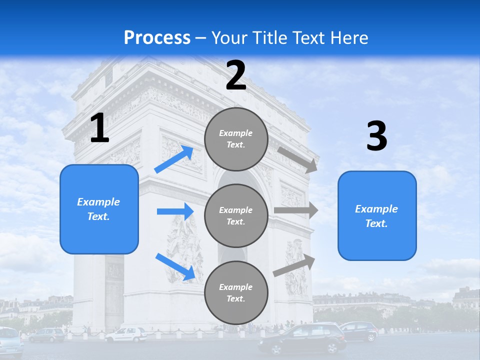Triumphal Statue Ornate PowerPoint Template