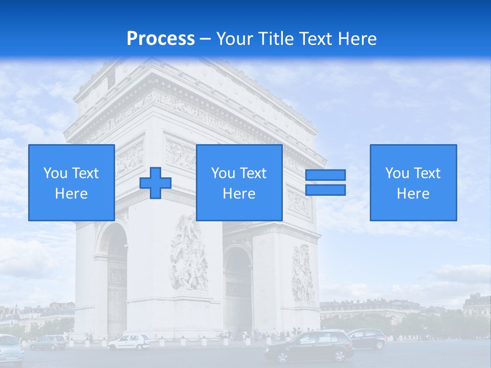 Triumphal Statue Ornate PowerPoint Template